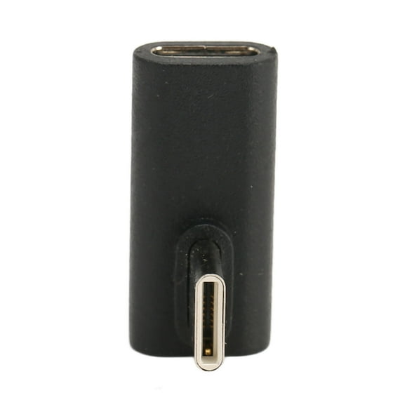 Usbc To Usbc Adapter, Durable ABS High Speed 90 Degree USB C Adapter Male To Female  For Charge