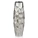 thumbnail image 3 of Modern Day Accents 3617 Facetado Barrel Silver Vase, 3 of 4