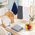 Light Gray 13 X 28 - 12 Pack Waffle Weave Cotton Kitchen Dish Towels ...