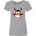 thumbnail image 3 of Inktastic Penguin Xmas Women's T-Shirt, 3 of 5