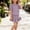 Purple, variant on BRGZLK Girls Summer 2 Piece Outfits Summer Short Sleeved Cute Cherry Print Short Sleeve T-Shirt Matching A-Line Skort Mini Skirts Set For 1-9 Years