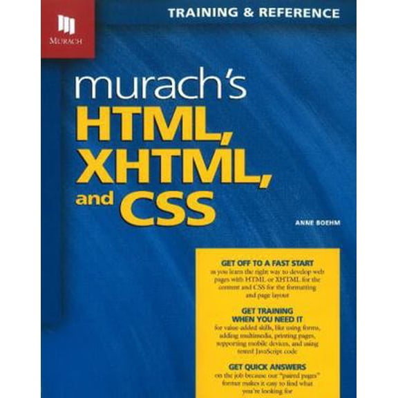 Pre-Owned Murach's HTML, XHTML, and CSS: Training & Reference (Paperback) 189077457X 9781890774578