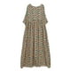 thumbnail image 5 of Vestido suelto de mujer con bolsillos Impreso Vintage Casual Holiday Beach Dress CACAGOO Vestido, 5 of 7