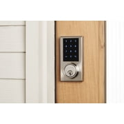 Brinks Single Cylinder Electronic Touchscreen Deadbolt, Satin Nickel Finish