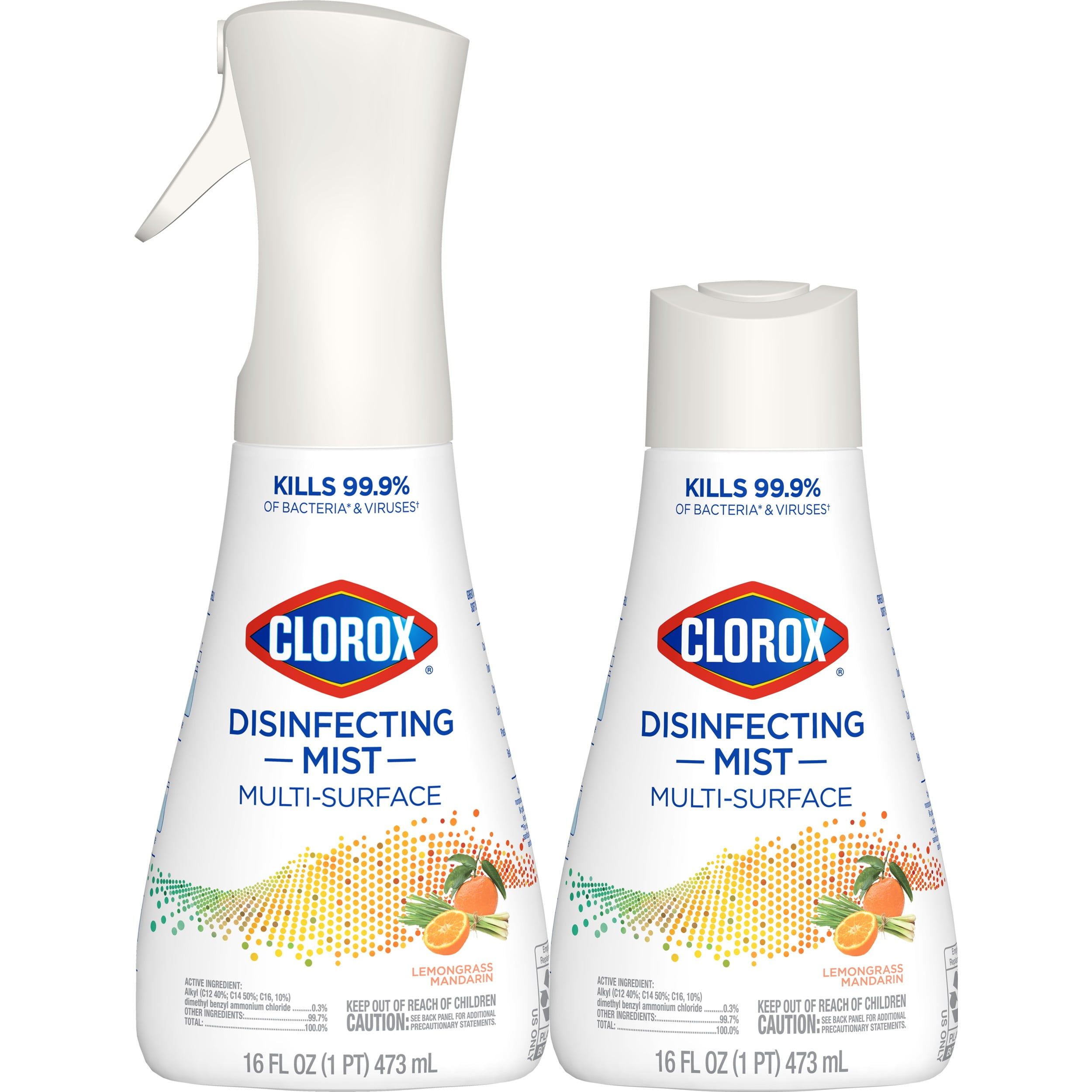 Clorox Disinfecting Mist, Lemongrass Mandarin, Sanitizing Spray, 1