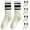 A-White63, variant on WMNTST Womens Crew Socks 5 Pairs Autumn Winter Warm Striped Ribbed Knitting Casual Socks Sports Sock