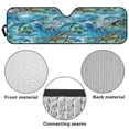 thumbnail image 6 of HUIACONG Sea Animals Windshield Sun Shade,American Flag Car Sun Shade for Rubicon Sahara TJ JK JKU 2 Door & 4 Door, UV Rays Blocker Sun Visor Shade Keep Vehicle Cool,Black, 6 of 6