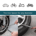 thumbnail image 2 of 6X Tire Spoons Changing Tire Lever Bar Set Tire Repair Tool Kit Rim Lifter Tire Changer,6 x Tire Spoons,Silver, 2 of 5