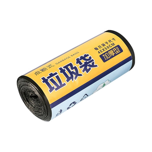 Less Than 5 Rubbish Bags 1 Roll Mini Disposable Plastic Small Garbage Bag Trash Bags Household Black