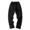 thumbnail image 5 of Kakii Men's Fleece-Lined Cargo Pants for Winter,Heavyweight Work Pants with Multiple Pockets, Windproof & Thermal Warm Trousers, 5 of 8