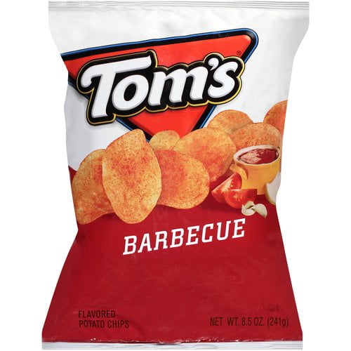 Tom's Barbecue Flavored Potato Chips, 8.5 Oz.