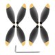 thumbnail image 1 of 8 Piezas Cw Ccw De Repuesto Para Parrot 4K - Oro Sunnimix Propulsor de RC Quadcopter, 1 of 8