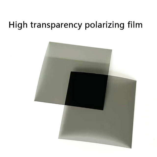 polarizing film without glue high transmittance polarizing film experimental photography linear polarizing film light extinction 5x5cm 2PCS