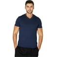 thumbnail image 2 of INITIMO Mens' Soft Knit V-Neck Adult Sleep Lounge Pajama T-Shirt, 2 of 5
