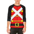 thumbnail image 1 of Christmas Toy Soldier Costume Mens Raglan T Shirt, 1 of 2