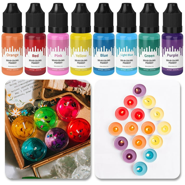 JUNTEX Art Ink Alcohol Resin Pigment Kit Liquid Resin Colorant UV Resin Dye  Diffusion 