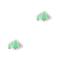 thumbnail image 1 of Inteprter Moldes para galletas, accesorios de cocina, molde en relieve hecho a mano, fundición de Fondant, troquel de aniversario, Cupcake, árbol de tres Árbol de tres pinos 2piezas Inteprter CBP271846, 1 of 6