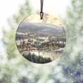thumbnail image 5 of Thomas Kinkade Studios (Sunset on Snowflake Lake) StarFire Prints™ Hanging Glass Print SPCIR769, 5 of 6