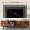 thumbnail image 6 of Entertainment Centers, 78 inch Modern TV Stand for TVs up to 85", Entertainment Center with Deep Drawers & Cable Management, Soft-Closing Hinges, Solid Wood Legs for Living Room, 6 of 25
