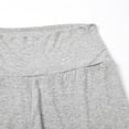 thumbnail image 6 of Tiqkatyck Womens Fashion Two Piece Sets for Women Women's Solid Color New Early Autumn Short Sleeved High End Fashion Kong Style Retro Chic Two Piece Suit Sweatpants Women Crop Tops Grey, 6 of 9