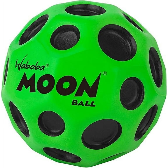 Waboba The Original Moon Ball - Green - Hyper Bouncy Ball - All Ages Extreme Bounce and Fun - Perfect for Active Play