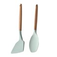 thumbnail image 1 of pcs BPA Free Non stick Silicone Cooking Kitchen Utensils Set , Wooden Handle Heat Resistance Silicone, 1 of 5