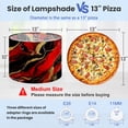 thumbnail image 2 of Vintage Lampshades 2 Pack Abstract Red Black Marble Design Gold Accents 13"x13"x10" Light Shade for Table Lamps Floor Lamp Shades Lampshade Replacement Easy Assembly Moody Burgundy Decor, 2 of 8
