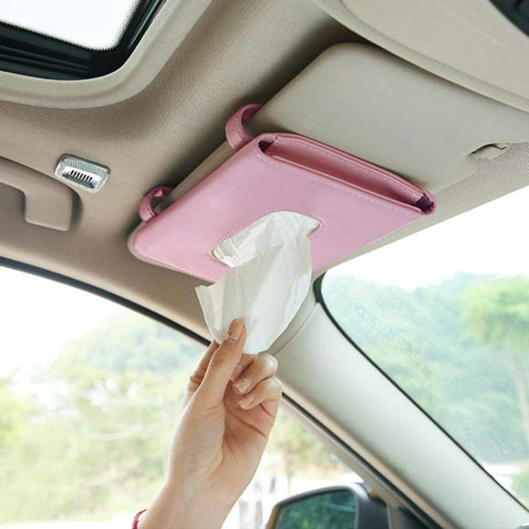Car Visor Tissue Holder, Sun Visor Napkin Holder Backseat Tissue Case, Premium Car Tissue Box for car, Mask Holder