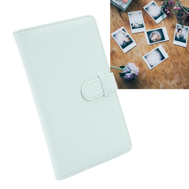 3 Inch Mini Photo Album with 108 Pockets, PU Leather Photo Book for Instant Photos, Movie Tickets, Business Cards