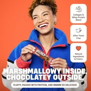 BUILT Puff Protein Bar, Peanut Butter Cup, 15g Protein, Collagen, 150 Calories, 4 Count Box, 1.55 oz Bars