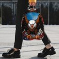 thumbnail image 2 of Easygdp Cartoon Bald Eagle USA Mochila Ligera de 15 Pulgadas para Estudiantes, Mochila Cómoda para la Escuela y Viajes, Correas Ajustables, 2 of 6