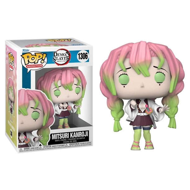 2024 Funko Demon Slayer Tanjiro 1304 Kanroji 1306 Rui 1307 Sanemi 1253 Nezuko 1254 Obanai 1395 Action Figures l Toy Gift