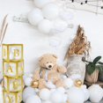 thumbnail image 4 of Caja de globos transparente dorada con letras personalizadas, decoración para fiesta de primer cumpleaños, boda, Baby Shower, 4 of 4