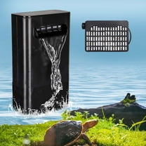 VNEKVA Low Water Level Turtle Tank Filter, 70GPH Internal Aquarium Filter for 2–8Gallon small Fish Tanks