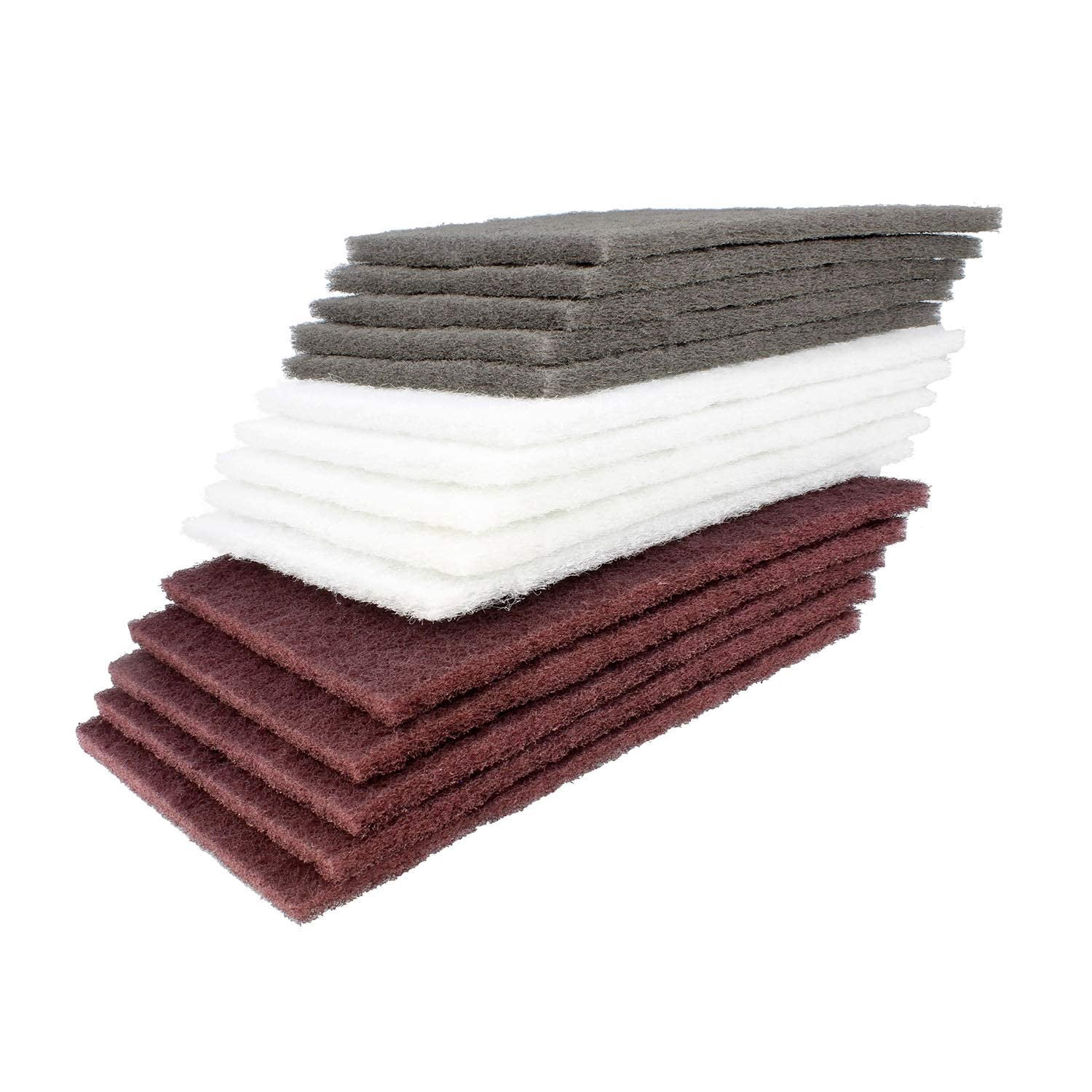3M Scotch-Brite Scuff Pads 3M 07445/07447/07448 5 Pads of Each