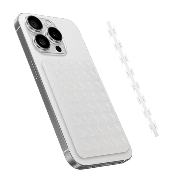 Soporte universal transparente de silicona con ventosas para funda de celular HZZADZXW