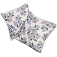 thumbnail image 7 of Purple Green Hydrangea Pillow Covers 20x20 Set of 2 Floral Leaves Print Decorative Throw Pillowcases Outdoor Rustic Flower Farmhouse Spring Cushion Cases Decor for Home Couch Sofa Bed, 7 of 7