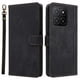 thumbnail image 1 of For Honor X5b X5b Plus Wallet Case RFID Blocking PU Leather Cover Stand View - Black, 1 of 5