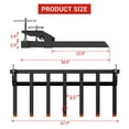 thumbnail image 3 of Yiwa Heavy-Duty Clamp-On Debris Forks, 7 Forks for 68" Bucket, 5320 lbs Loading Weight, Pallet Forks for Loader, 3 of 8