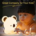 thumbnail image 4 of Luz Nocturna para Niños,Luz Nocturna para Bebés,Luz Nocturna con Enchufe Eléctrico Led Recargable,Lámpara De Noche Táctil,Luz Nocturna Koala Portátil Niña Niño Adulto,Sili De 7 Colores, 4 of 5