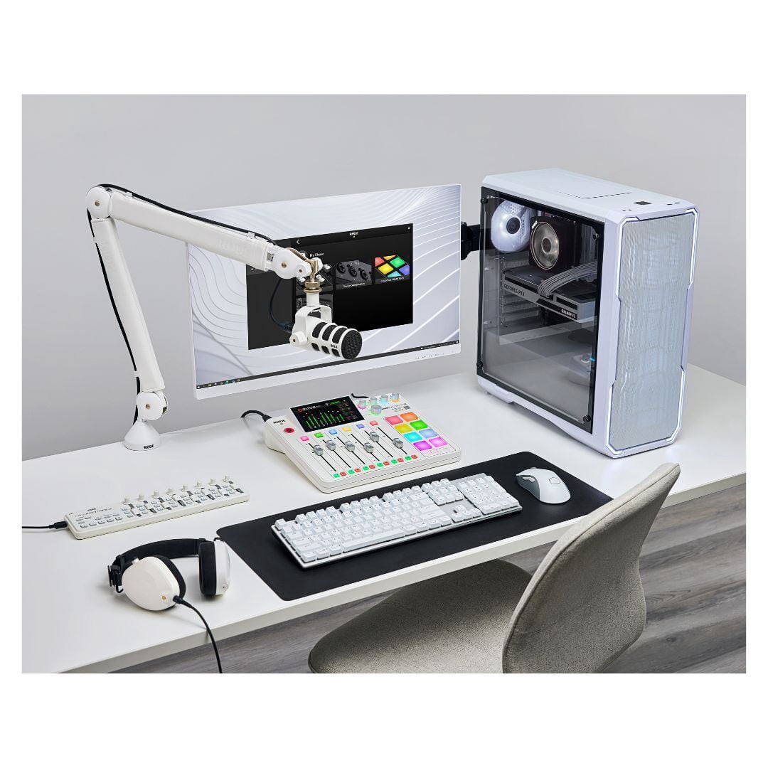 RODE RodeCaster Pro II Podcast Production Console - White