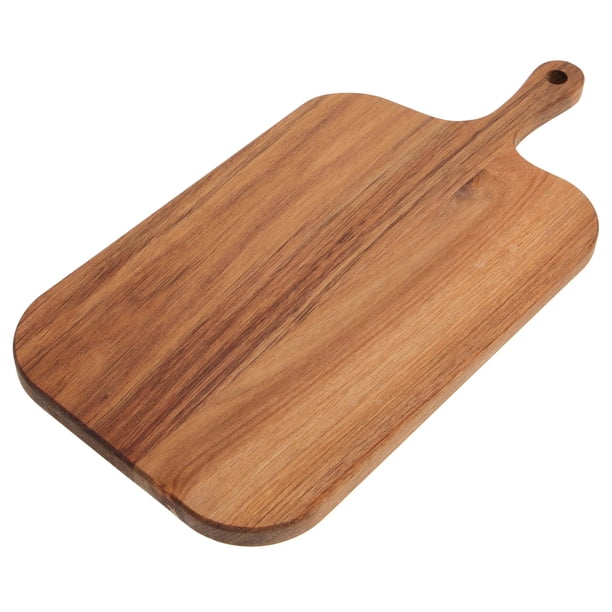 Tabla de charcutería de madera, tabla de servir pequeña, tabla de cortar de madera portátil para acampar