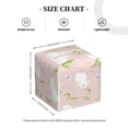 thumbnail image 4 of Kdxio Cute Rabbit Print Tissue Box Cover,Square Decorative PU Leather Facial Paper Case Organizer Holder Dispenser for Bathroom,Night Stands,Desk,Car 5.2''X5.2''X5.2'', 4 of 8