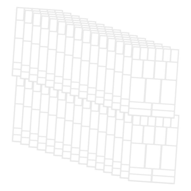 veasfak 30 Pcs Étiquettes Amovibles pour Pots Étiquettes de Classification Classer Identifier Garde-Manger Blanc