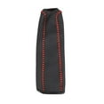 thumbnail image 2 of Leather Hand Brake Cover Protective Sleeve For / Accord / 8, Black + Red Line, 2 of 4