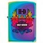 Zippo Harley Davidson HD Multi Monogram Spectrum Windproof Lighter NEW RARE