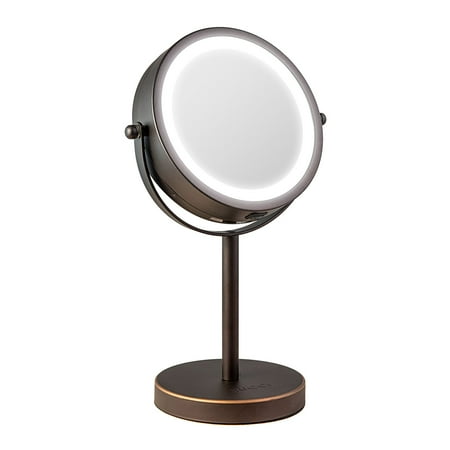 Makeup Vanity Mirror with Lights - 5.75" LED Lighted Make ...