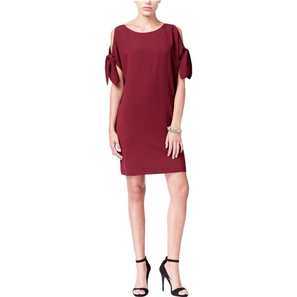 Vestido recto bar III para mujer rojo extragrande estilo Cambio