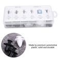 thumbnail image 4 of 100pcs Assorted Car Body Push Pin Rivet Trim Clip Panel Push Retainer forHonda GM , Solid & Durable Automotive Plastic, Universal Fit, Convenient Storage Box, 4 of 8