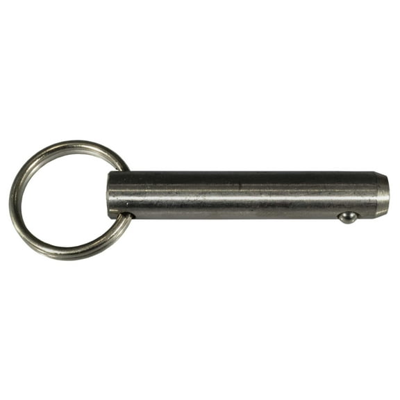 3/8" x 1-1/2" 18-8 Stainless Steel Cotterless Hitch Pins (2 pcs.)